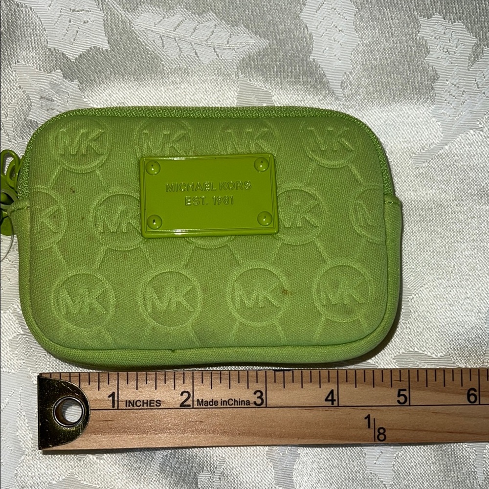 Michael Kors Orange & Green Wristlet - Picture 11 of 12